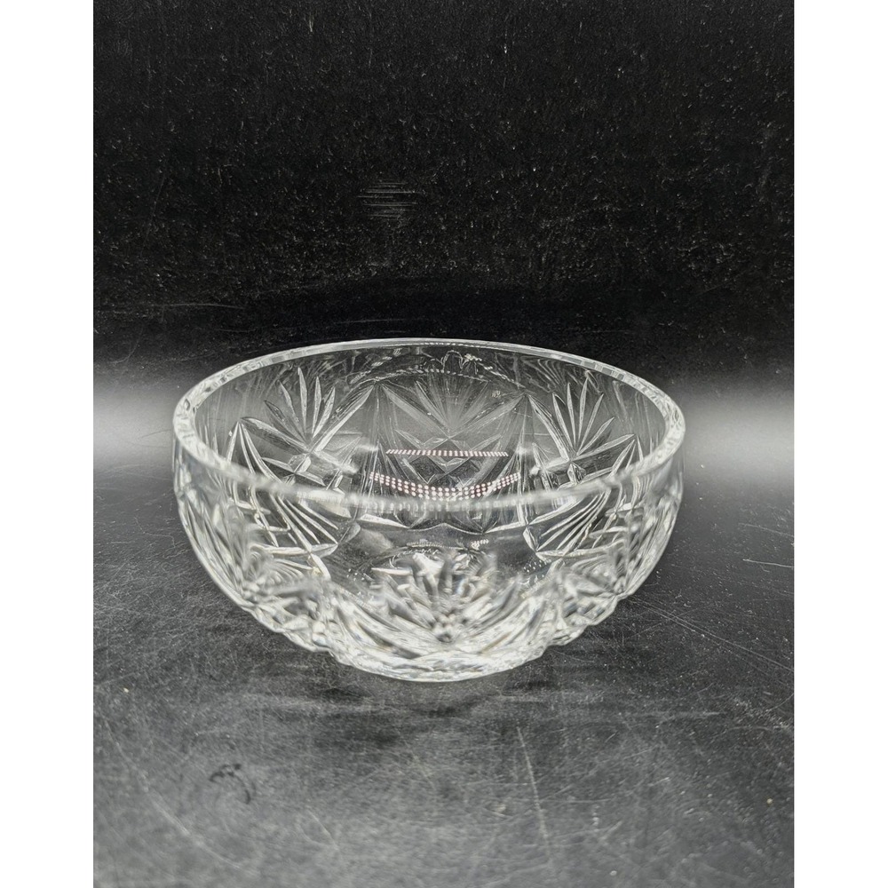 Waterford Crystal Lismore Round Bowl Cut Glass Centerpiece Clear‎ Ireland 5"